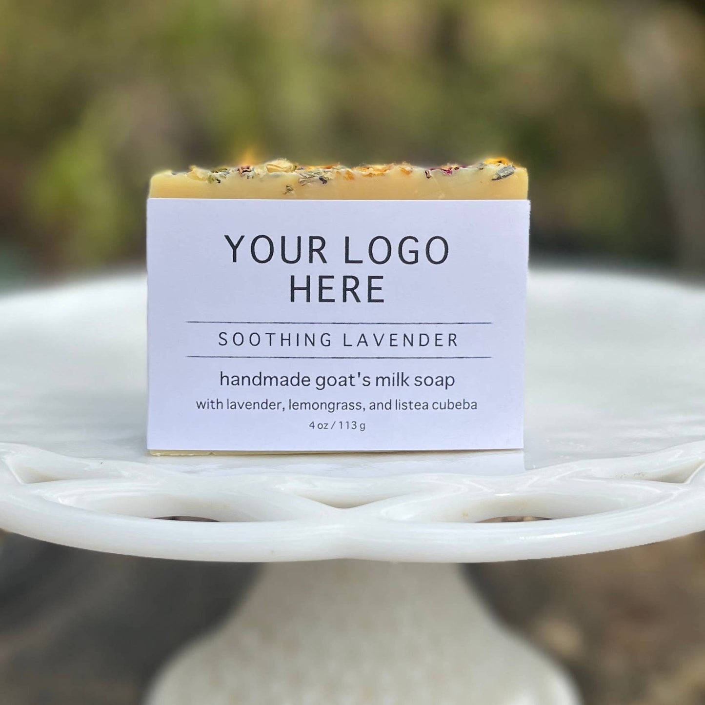Private Label Goats Milk Soap Style 2 - with your logo!