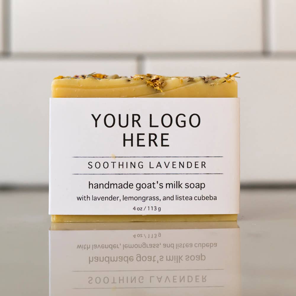 Private Label Goats Milk Soap Style 2 - with your logo!